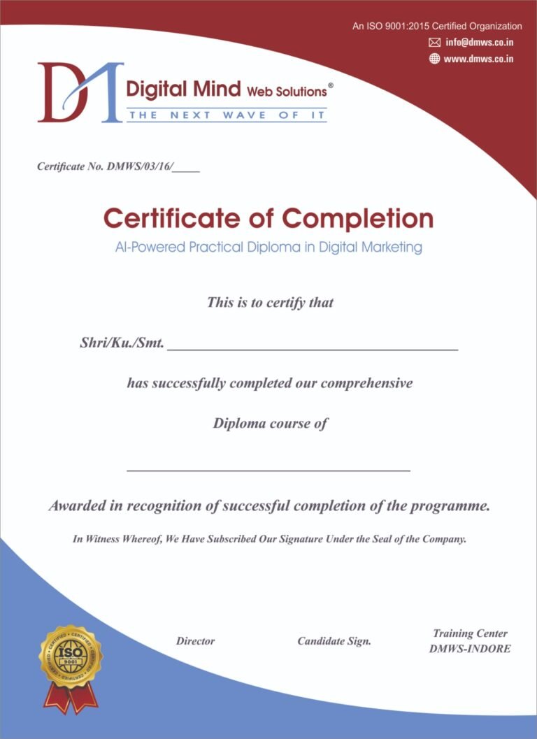 AI-Powered Practical Diploma in Digital Marketing