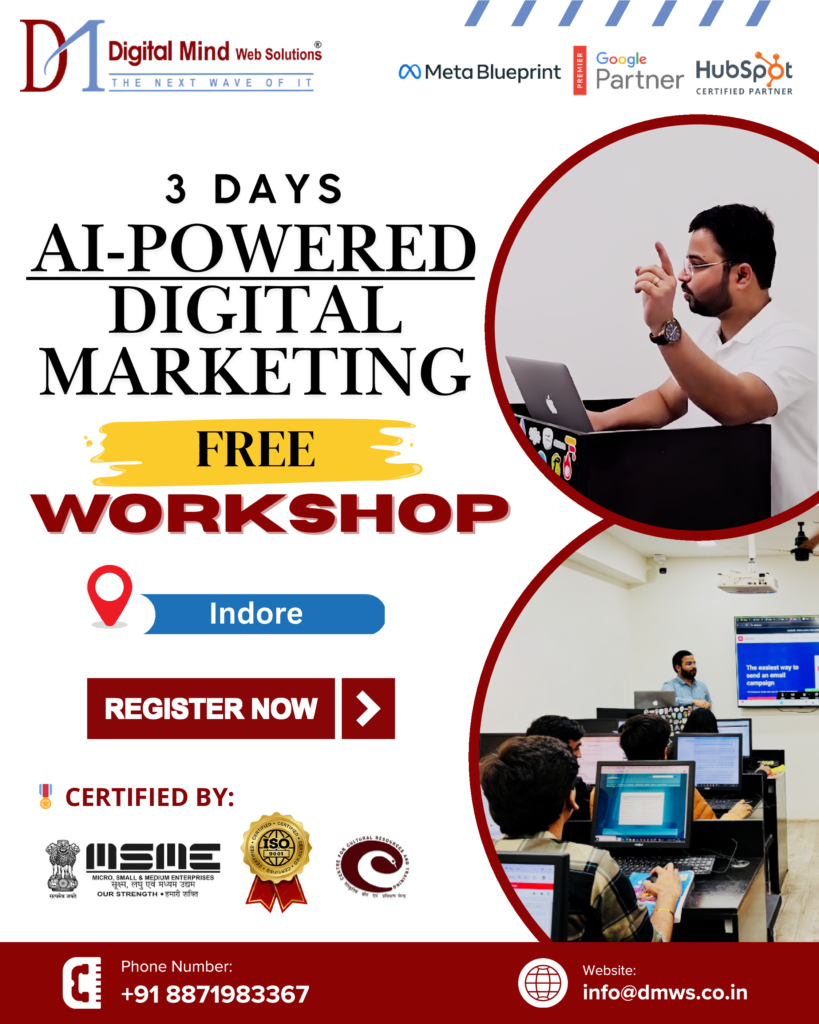 3 Days Free Workshop + Demo with Certificate 1 of 3